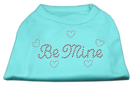 Be Mine Rhinestone Shirts Aqua XL (16)