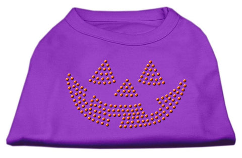 Jack O' Lantern Rhinestone Shirts Purple M (12)