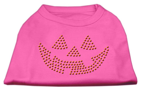 Jack O' Lantern Rhinestone Shirts Bright Pink XXXL(20)