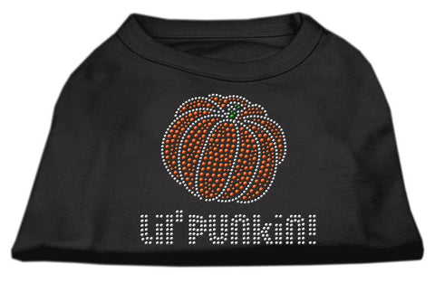 Lil' Punkin' Rhinestone Shirts Black XS (8)