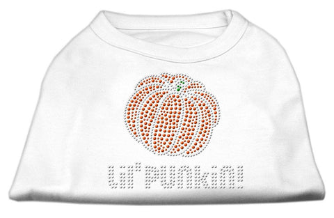 Lil' Punkin' Rhinestone Shirts White XXL (18)