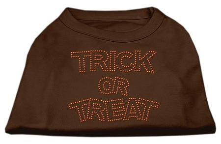 Trick or Treat Rhinestone Shirts Brown Med (12)