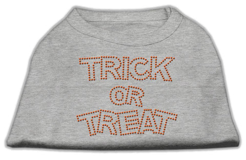 Trick or Treat Rhinestone Shirts Grey S (10)