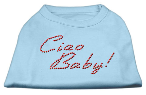 Ciao Baby Rhinestone Shirts Baby Blue S (10)