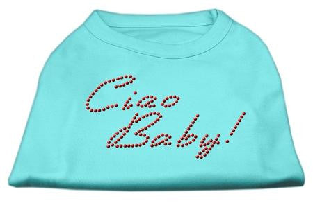 Ciao Baby Rhinestone Shirts Aqua XL (16)