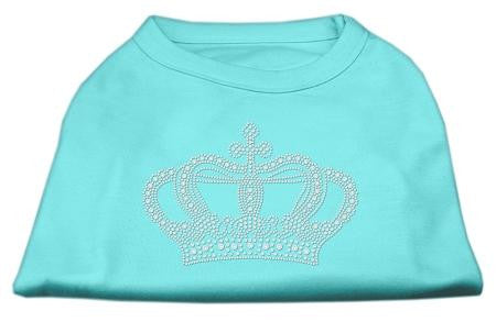 Rhinestone Crown Shirts Aqua XS (8)