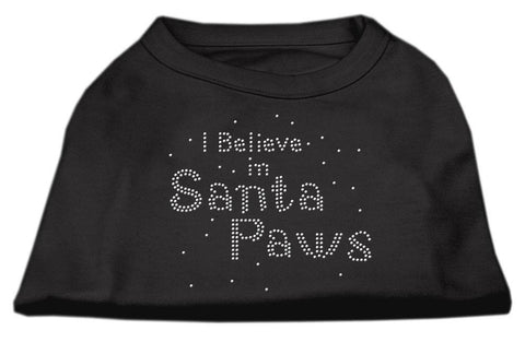 I Believe in Santa Paws Shirt Black S (10)