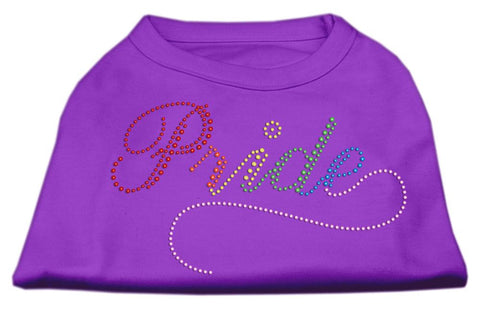 Rainbow Pride Rhinestone Shirts Purple XXXL(20)