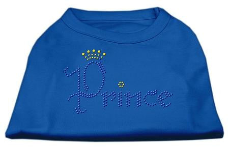 Prince Rhinestone Shirts Blue Sm (10)