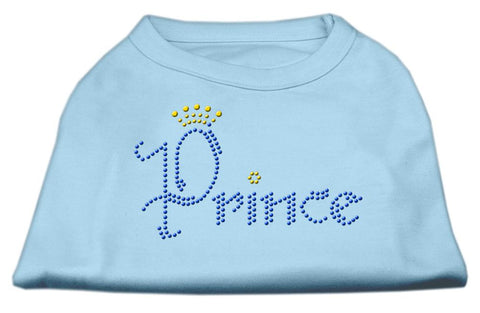 Prince Rhinestone Shirts Baby Blue XL (16)