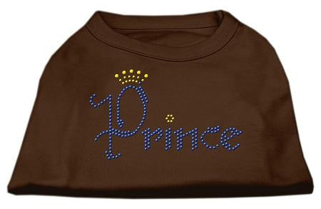 Prince Rhinestone Shirts Brown XS (8)