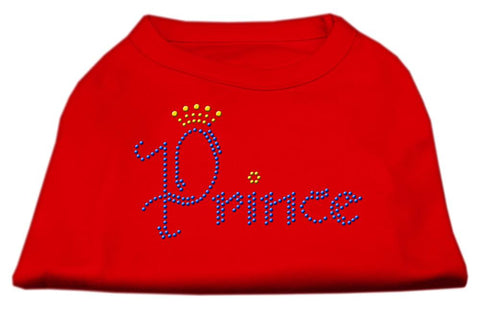 Prince Rhinestone Shirts Red XS (8)