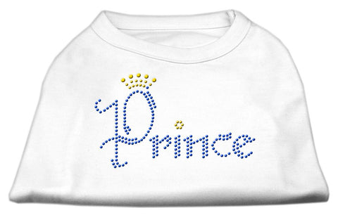 Prince Rhinestone Shirts White XS (8)