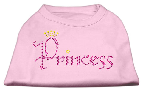 Princess Rhinestone Shirts Light Pink XXXL(20)