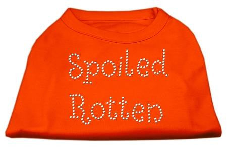 Spoiled Rotten Rhinestone Shirts Orange Lg (14)