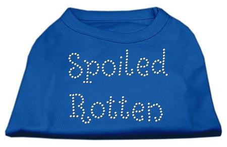 Spoiled Rotten Rhinestone Shirts Blue XXL (18)