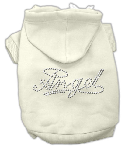 Angel Rhinestud Hoodie Cream XXL (18)