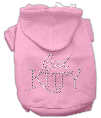 Bad Kitty Rhinestud Hoodie Pink XL (16)