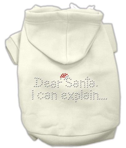 Dear Santa I Can Explain Hoodies Cream XXXL(20)