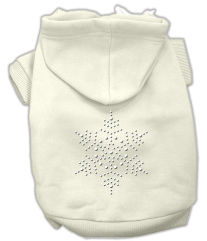 Snowflake Hoodies Cream XS (8)