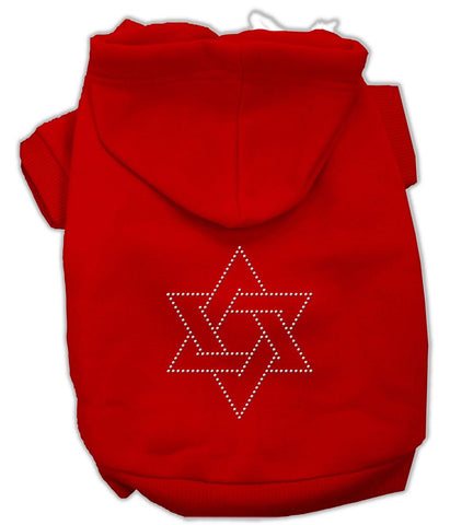 Star of David Hoodies Red S (10)