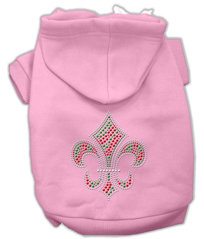 Holiday Fleur de lis Hoodies Pink XXXL(20)