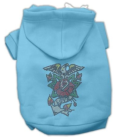 Eagle Rose Nailhead Hoodies Baby Blue XXL (18)