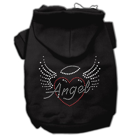 Angel Heart Rhinestone Hoodies Black L (14)