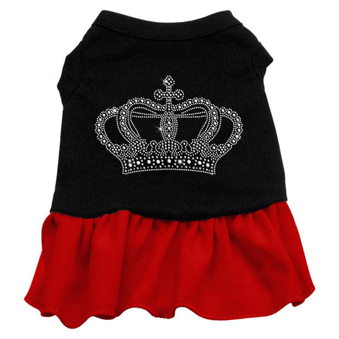 Rhinestone Crown Dress Black with Red Sm (10)