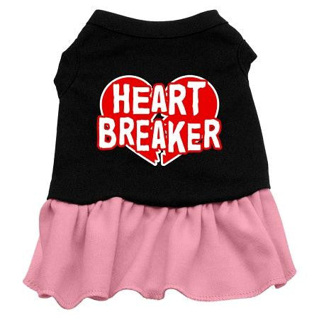 Heart Breaker Dresses Black with Pink Sm (10)