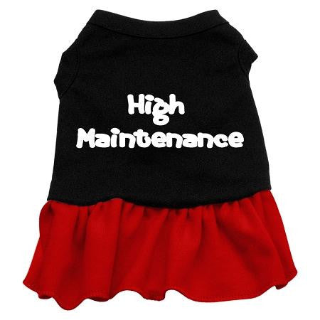 High Maintenance Dresses Black with Red Lg (14)