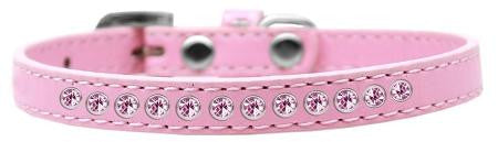 Light Pink Crystal Size 10 Light Pink Puppy Collar