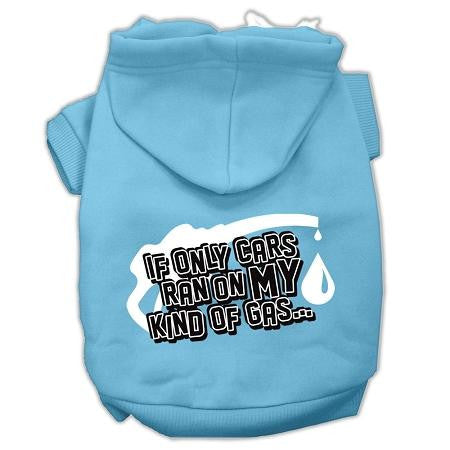 My Kind of Gas Screen Print Pet Hoodies Baby Blue M (12)