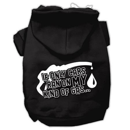 My Kind of Gas Screen Print Pet Hoodies Black M (12)