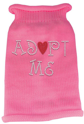 Adopt Me Rhinestone Knit Pet Sweater XS Pink