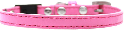 Plain Breakaway Cat Collar Bright Pink Size 12