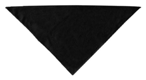 Plain Bandana Black Large