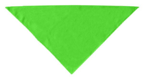 Plain Bandana Lime Green Large