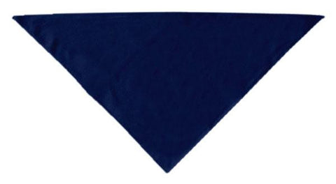 Plain Bandana Navy Blue Small