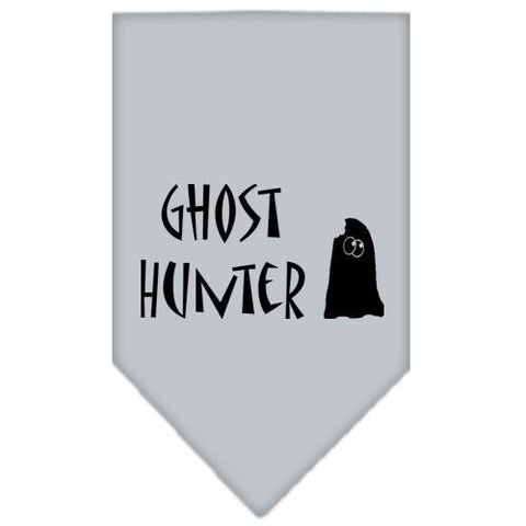 Ghost Hunter Screen Print Bandana Grey Large