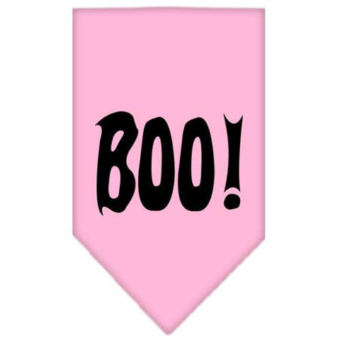 Boo! Screen Print Bandana Light Pink Small