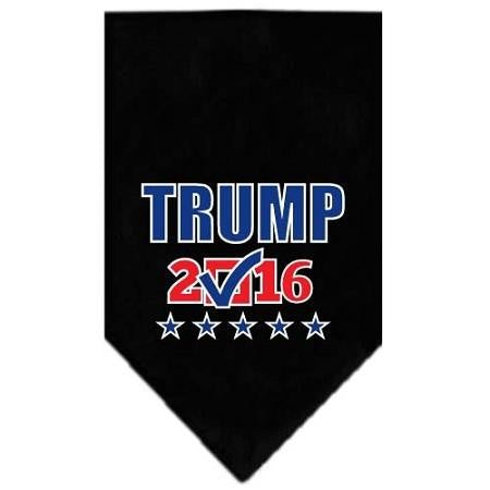 Trump Checkbox Election Screenprint Bandana Black Large