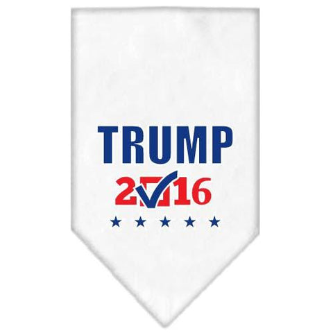 Trump Checkbox Election Screenprint Bandana White Large