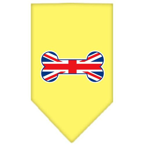 Bone Flag UK  Screen Print Bandana Yellow Large