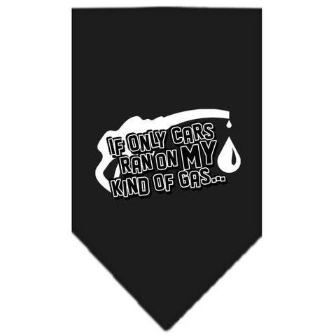 My Kind Of Gas Screen Print Bandana Black Large