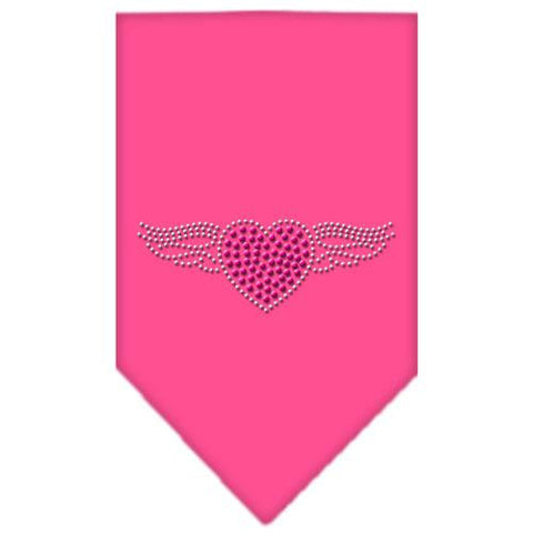 Aviator Rhinestone Bandana Bright Pink Small