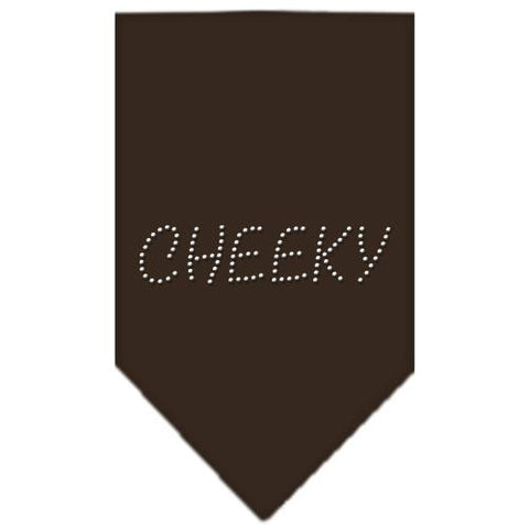 Cheeky Rhinestone Bandana Cocoa Small