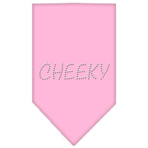 Cheeky Rhinestone Bandana Light Pink Small