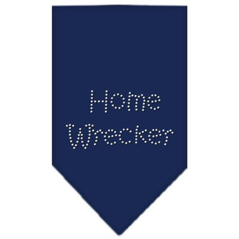 Home Wrecker Rhinestone Bandana Navy Blue large