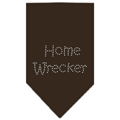 Home Wrecker Rhinestone Bandana Cocoa Small